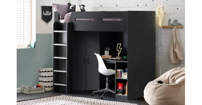 Julian Bowen Hercules High Sleeper - Anthracite