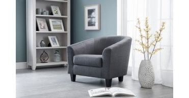 Hugo Tub Chair - Slate Grey