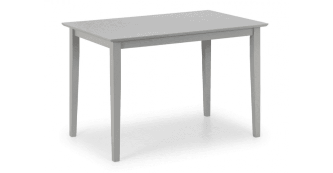 Julian Bowen Kobe Compact Rectangular Table - Torino Grey