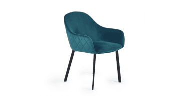 Lima Dining Chair - Teal Velvet