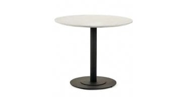 Luca 80cm Round Dining Table White