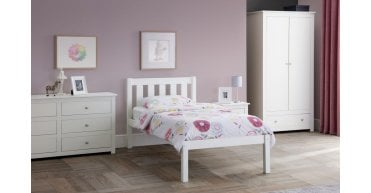 Luna Bed 90Cm - Surf White