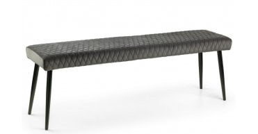 Luxe Low Bench - Grey