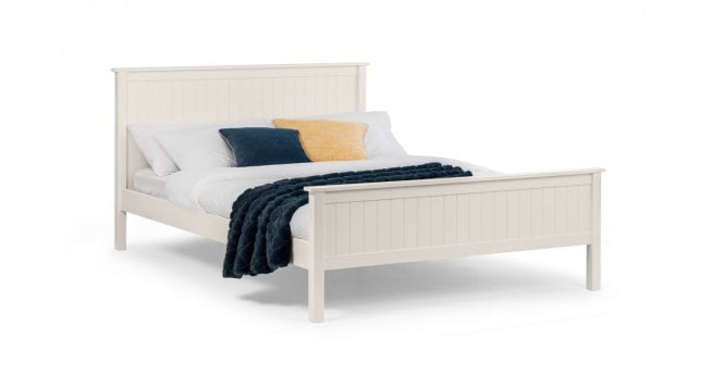 Julian Bowen Maine 150cm King Bed - Surf White
