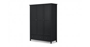 Maine 3 Door Combination Wardrobe - Anthracite