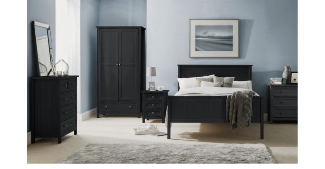 Julian Bowen Maine 90cm Single Bed - Anthracite
