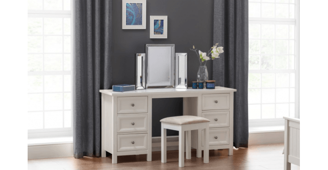 Julian Bowen Maine Dressing Table - Surf White