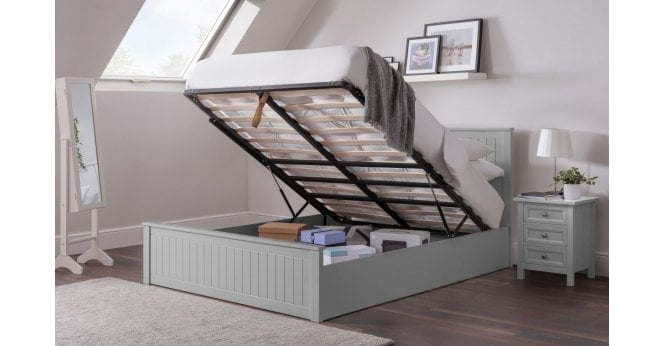 Julian Bowen Maine Ottoman Bed 135Cm - Dove Grey