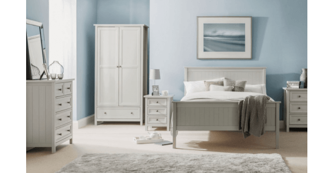 MAINE OTTOMAN BED 150CM - DOVE GREY