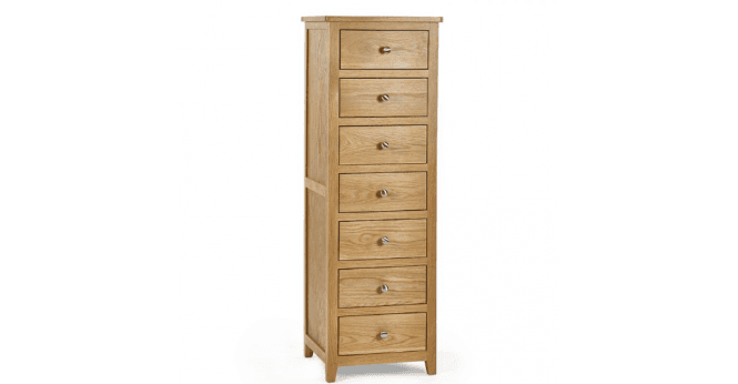 Julian Bowen Mallory 7 Drawer Narrow Chest