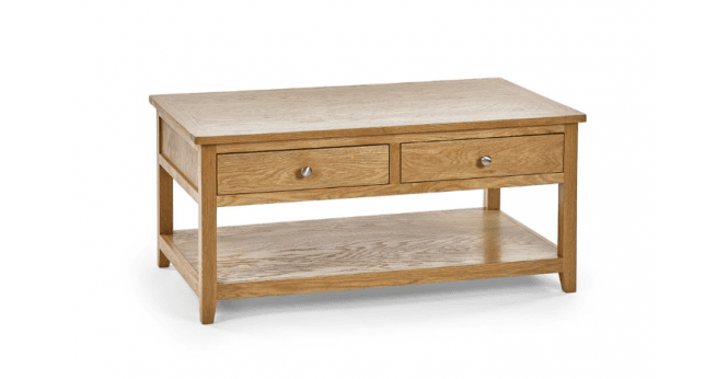 Julian Bowen Mallory Coffee Table with 2 Drawers