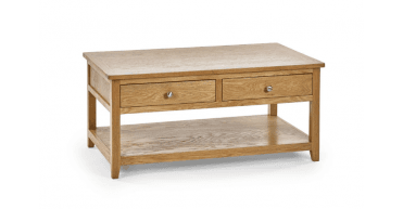 Mallory Coffee Table with 2 Drawers