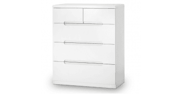 Manhattan 3+2 Drawer Chest - White