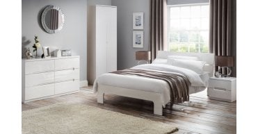 Manhattan Bed 135Cm - Grey