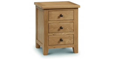 Marlborough 3 Drawer Bedside