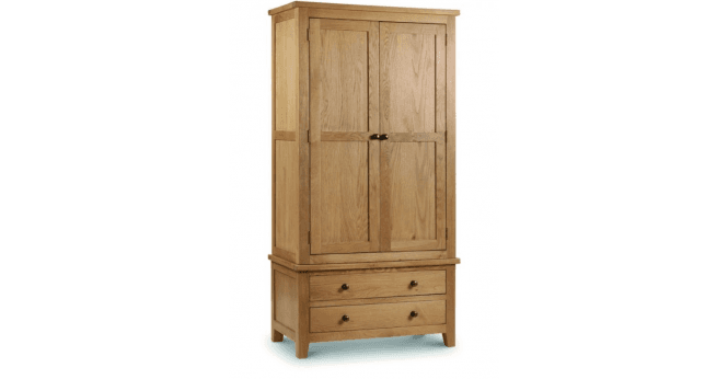 Marlborough Waxed Oak Combination Wardrobe