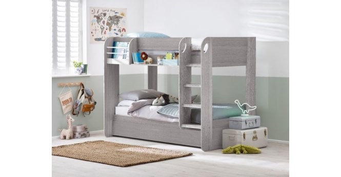 Julian Bowen Mars Bunk & Underbed - Grey Oak