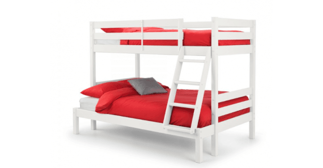Julian Bowen Merlin Triple Sleeper Bunk  Surf White