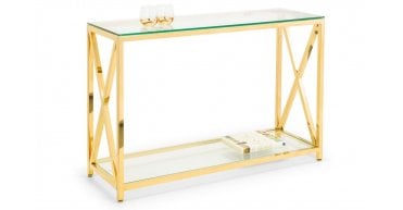 Miami Console Table - Gold