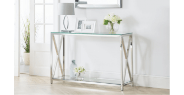 Miami Console Table - Silver