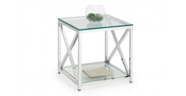 Miami Lamp Table - Silver
