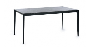 Miami Rectangular Stone Top Dining Table - Slate Grey