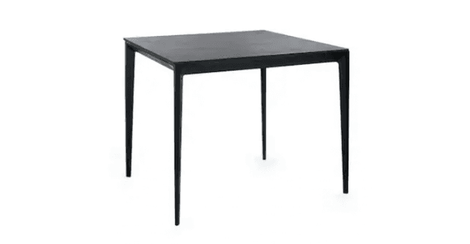 Julian Bowen Miami Square Stone Top Dining Table - Slate Grey