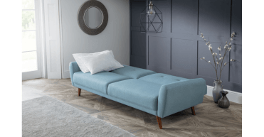 Monza Fabric Sofa Bed - Blue