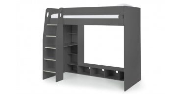 Nebula Gaming Bed With Desk Anthracite