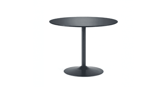 Julian Bowen Nero 80cm Round Table - Black