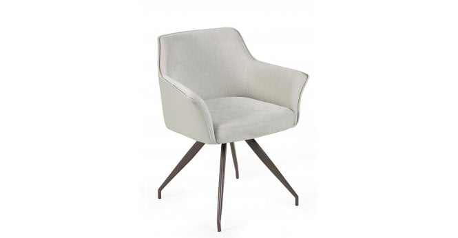 Julian Bowen Noah Ivory Fabric Dining Chair