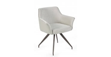 Noah Ivory Fabric Dining Chair