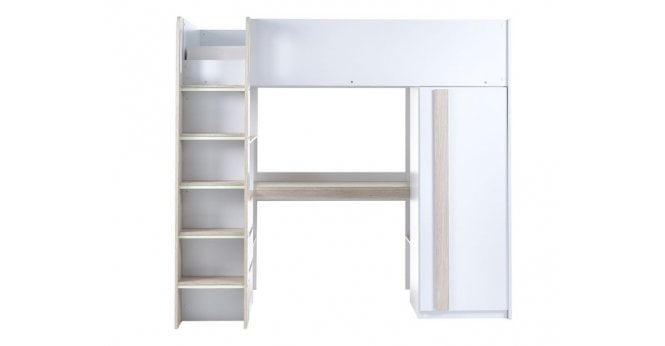 Julian Bowen Ocean Highsleeper Pale Wood & White