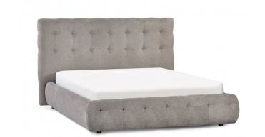 Odette Double Bed 135Cm - Light Taupe