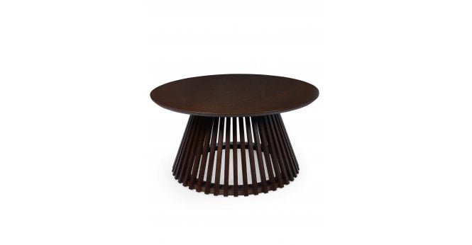 Julian Bowen Ollie Dark Oak 80cm Round Coffee Table
