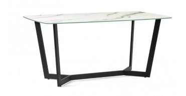 Olympus Dining Table - White Marble