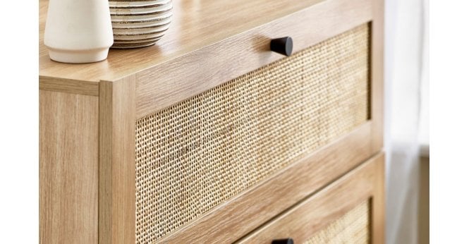 Julian Bowen Padstow 3 Drawer Chest - Oak