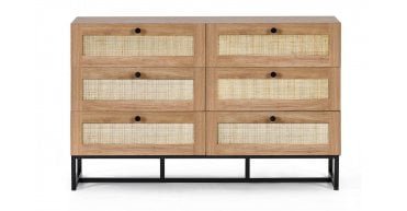 Padstow 6 Drawer Chest - Oak