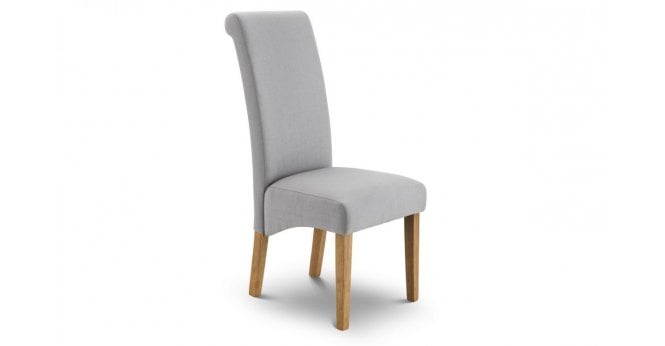 Julian Bowen PAIR of Rio Scrollback Fabric Chairs