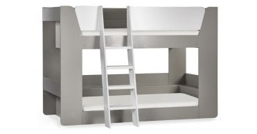 Parsec Bunk Bed Taupe & White