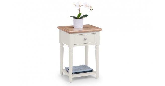 Julian Bowen Provence 1 Drawer Lamp Table
