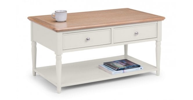 Julian Bowen Provence 2 Drawer Coffee Table