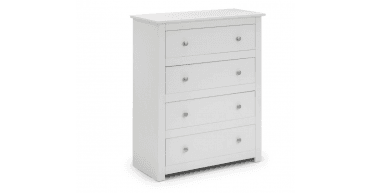 Radley 4 Drawer Chest - Surf White