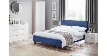 Rialto 150cm King Bed Dark Blue