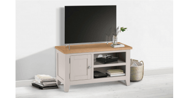 Richmond Tv Unit - Elephant Grey/Pale Oak