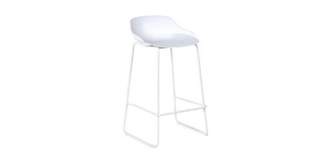 Julian Bowen Rocco Stool - White