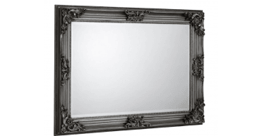 Rococo Pewter Wall Mirror