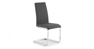 Roma Cantilever Dining Chairs Slate Grey