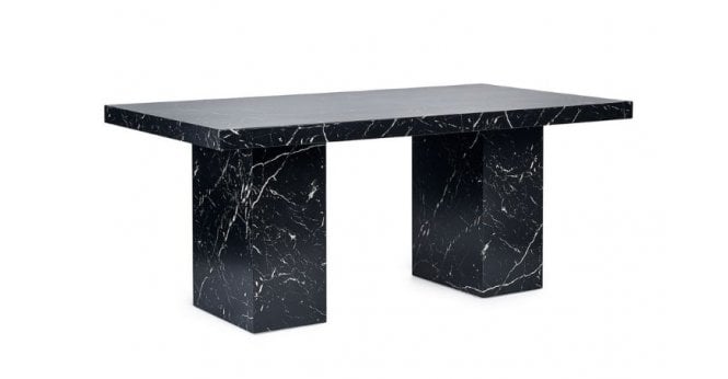 Julian Bowen Rome Dining Table - Black