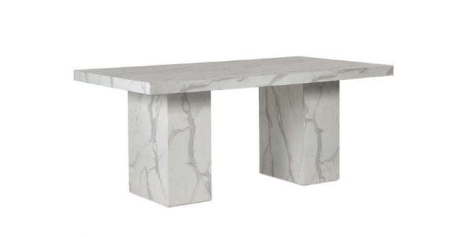 Julian Bowen Rome Dining Table - White